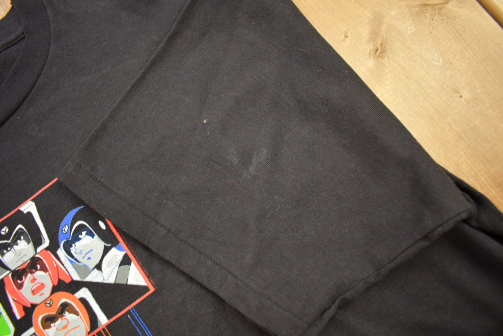 Vintage 1990s Voltron Defender of The Universe Cartoon Promo T-Shirt