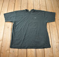 Vintage 2000s Nike Black Embroidered Mini Swoosh T-Shirt Size XXL