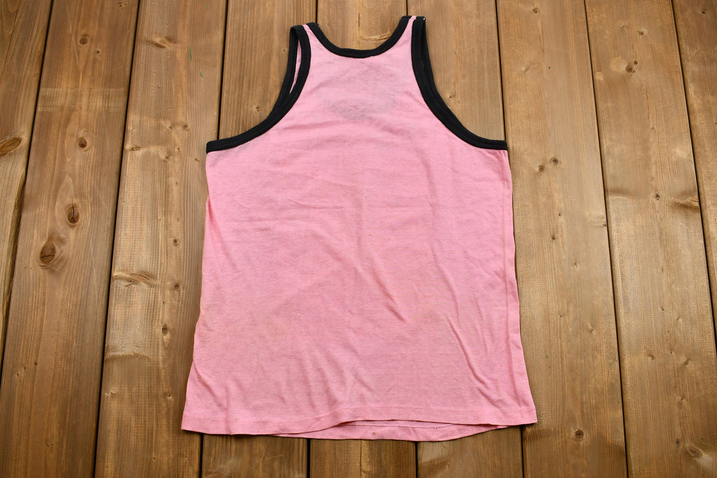 Vintage 1980s Coca-Cola Antique Ad Graphic Tank Top