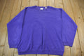 Vintage 1990s GAP Blank Deep Purple Crewneck Sweatshirt
