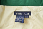 Vintage 1990s Nautica Challenge J-Class Windbreaker Jacket Men's L / 90s Sailing Windbreaker / Vintage Streetwear / Americana