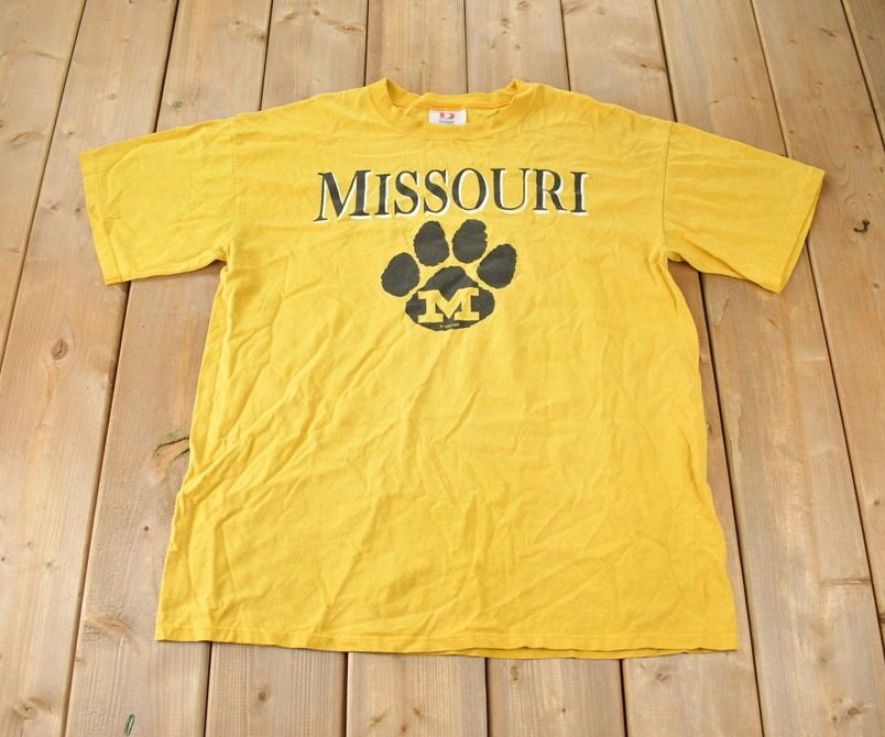 Vintage 1983 University Of Missouri Graphic T-Shirt Made In USA