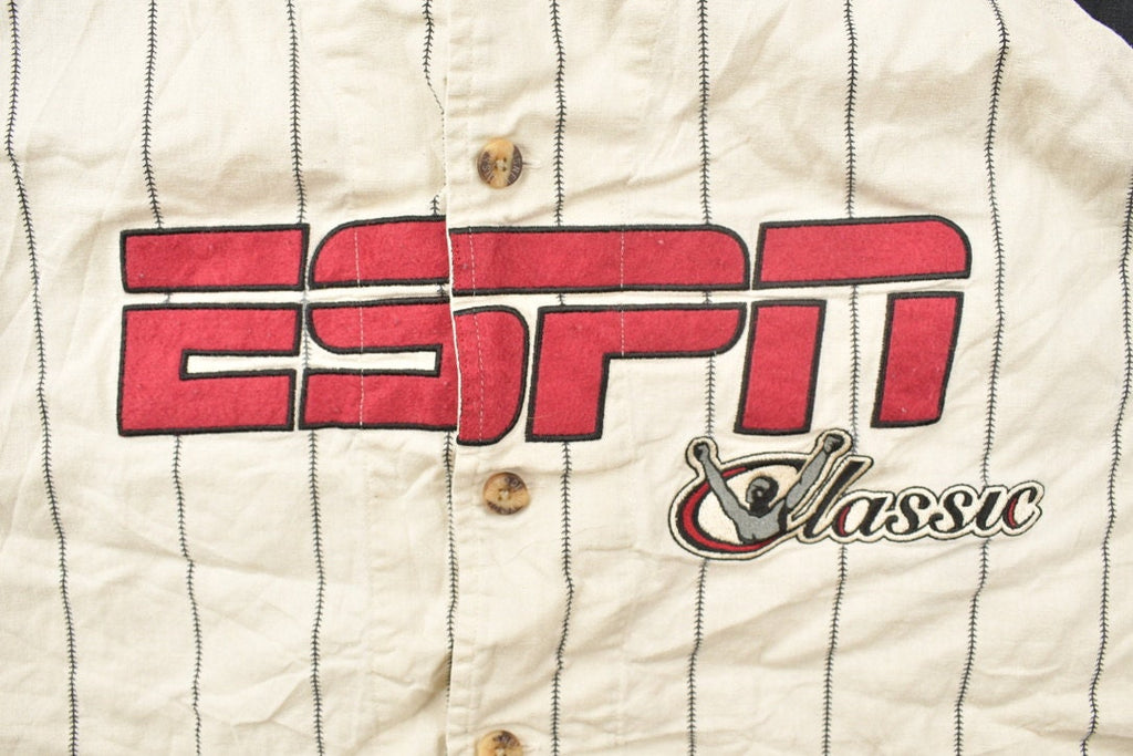 Vintage 1990s ESPN Classic Pinstriped Baseball Jersey
