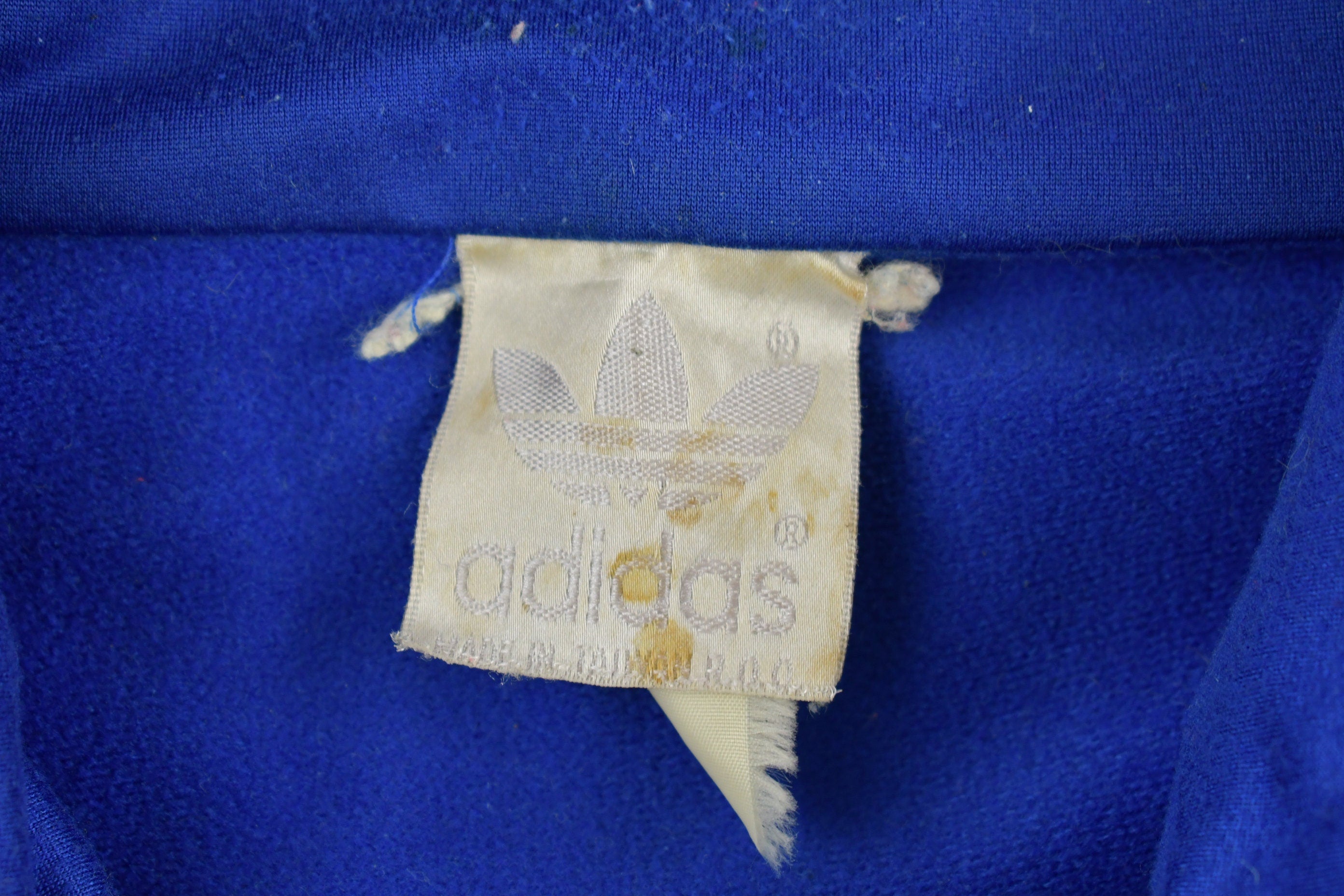 Vintage 1980s Adidas Color-Block Sweater