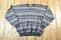 Vintage 1990s Tundra Canada Knit Abstract Pattern Crewneck Sweater Mens XXL