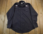 Vintage 1990s Fly Cattlemen Souvenir Button Up-Shirt