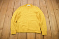 Vintage 1980s Scotch Nap By Old Colony Yellow Knitted Crewneck Sweater