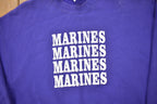 Vintage 1990s Marines Graphic Crewneck Sweatshirt