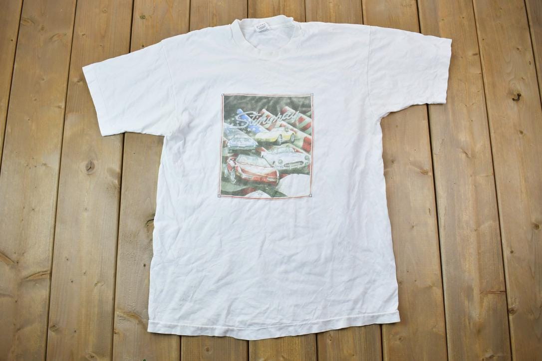 Vintage 1990s Chevrolet Corvette Stingray Graphic T-Shirt