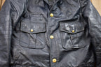 Vintage 1980s Krest Leather Biker Jacket Fall Outerwear