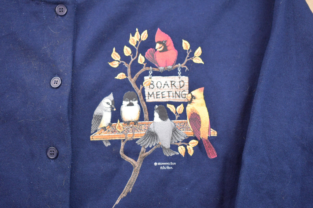 Vintage 1990s Board Meeting Cardigan Sweater