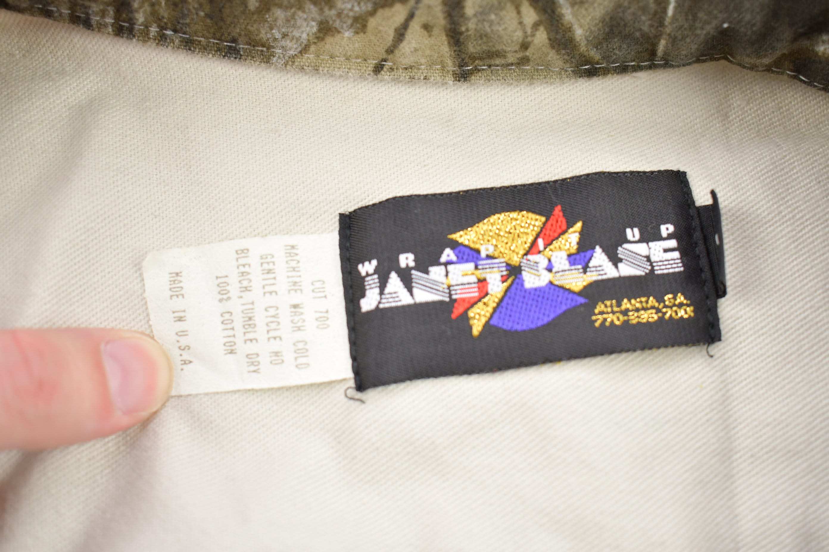 Vintage 1990s Hunting Camo Button Up