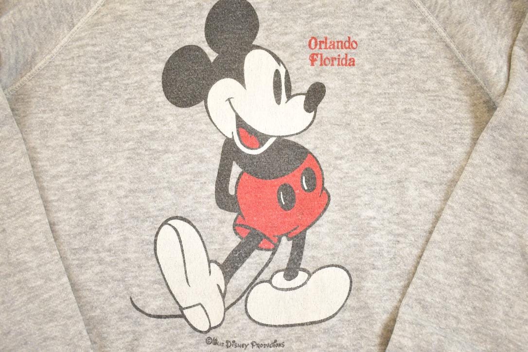 Vintage 1980s Disney Mickey Mouse Sweatshirt Men's S
