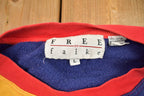 Vintage 1990s Free By Falke Patterned Crewneck Sweatshirt