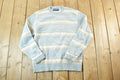 Vintage 1990s Robert Bruce Knit Striped Crewneck Sweater Mens L