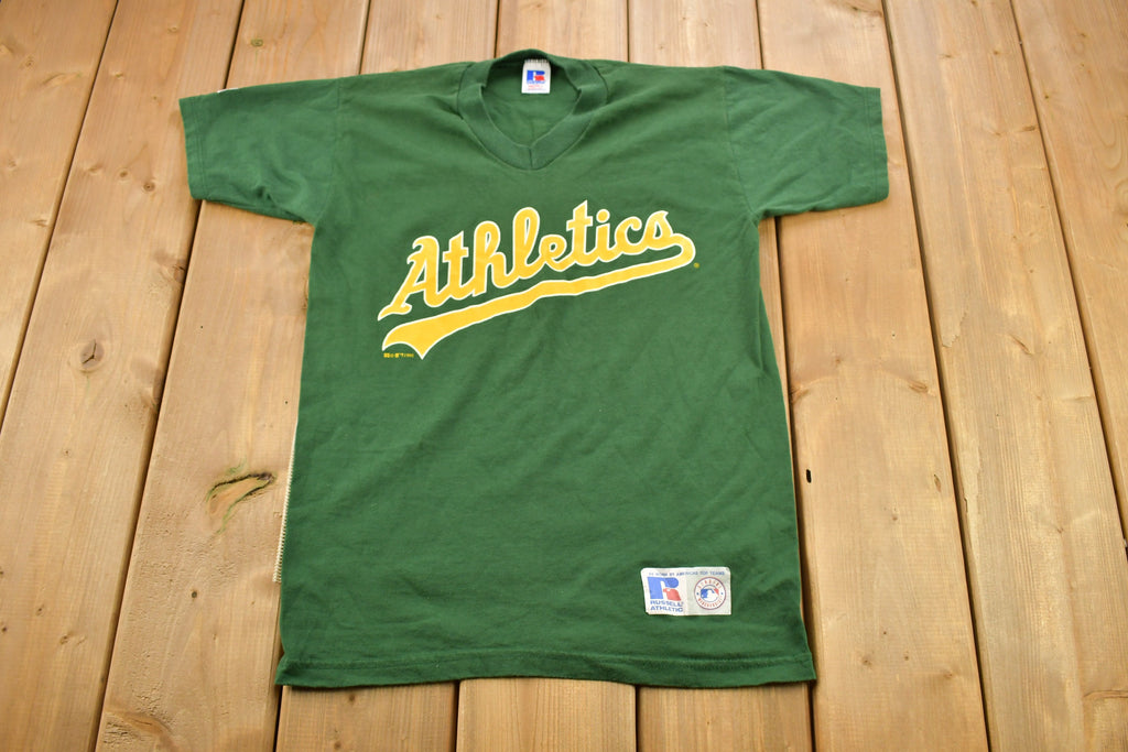 Vintage 1995 Oakland A's MLB Russell Athletics Youth Size T-Shirt