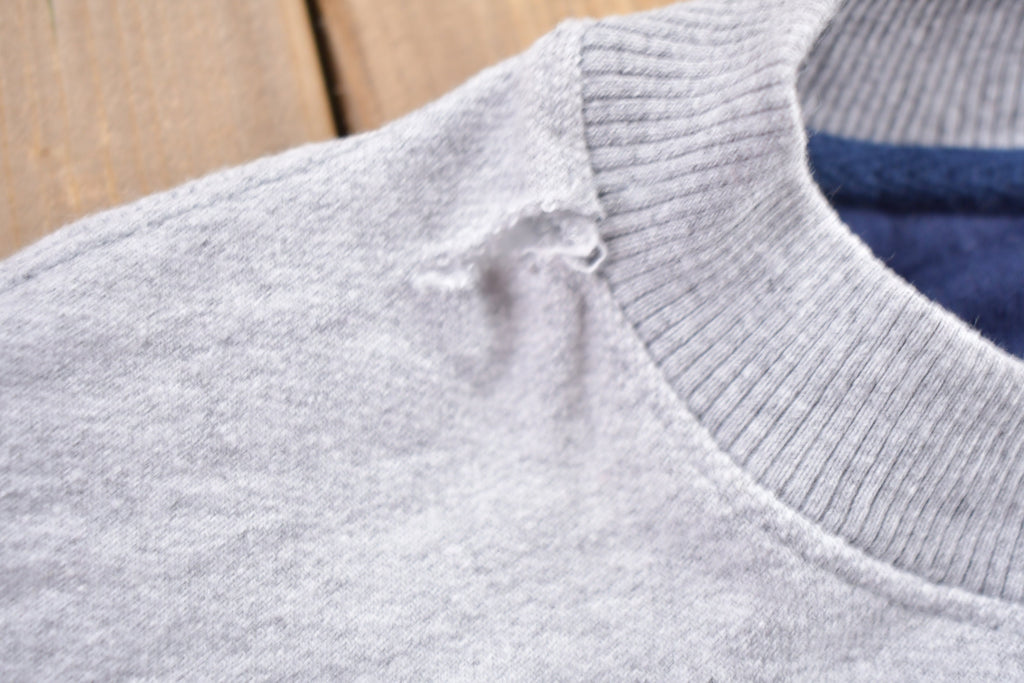 Vintage 1990s Champion Blank Grey Crewneck Sweatshirt