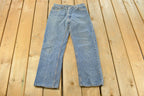 Vintage 1990s Levi's Denim Jeans Women's 27 x 26 / Relaxed Fit / 90s Levi's / Distressed Sun Faded Jeans