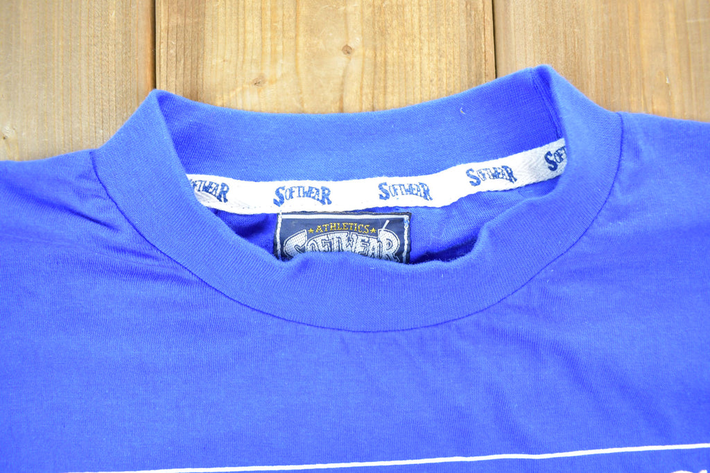 Vintage 1990s Winnipeg Blue Bombers CFL Softwear Graphic T-Shirt