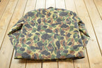 Vintage 1980s Winchester Thermolite Duck Camo Reversible Insulated Windbreaker Jacket Mens XL