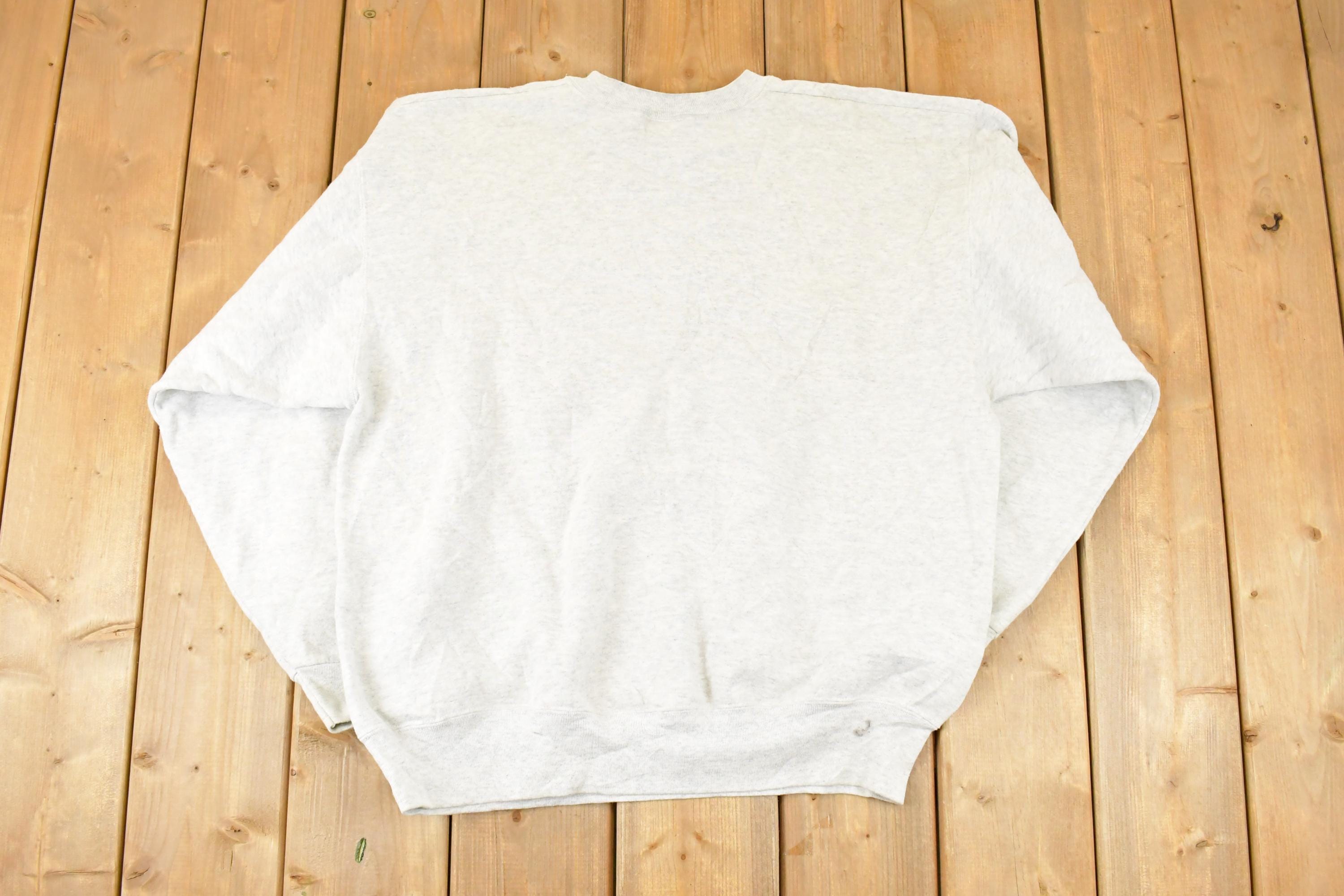 Vintage 1990s Mikes Jack N Jill Graphic Print Crewneck Sweatshirt Mens L