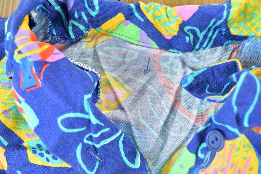 Vintage 1980s Hawaiian Button Up Shirt