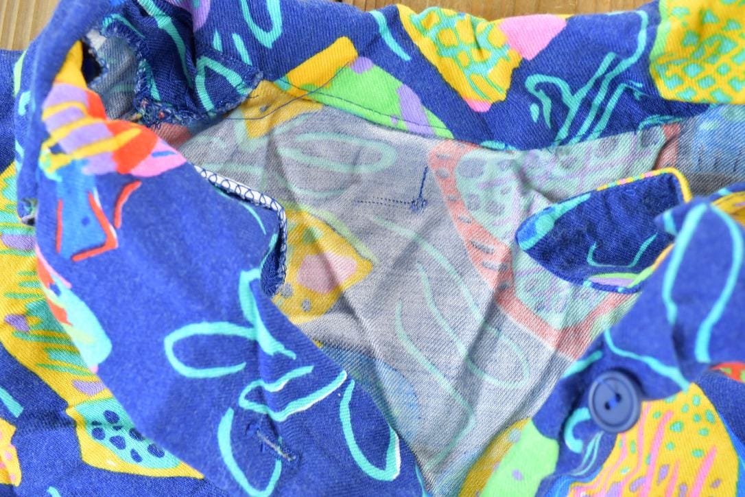 Vintage 1980s Hawaiian Button Up Shirt