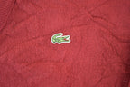 Vintage 1980s Izod Lacoste Alligator Knit Embroidered Cardigan Sweater Made In USA Women's Large