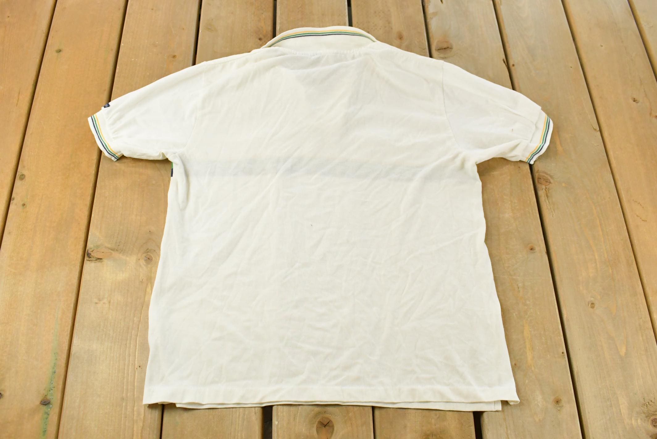 Vintage 1980s Ketch Sailing Polo Shirt Shirt Men's Medium