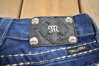 Vintage Y2K Miss Me Bedazzled Low Rise Jeans Size 26x32