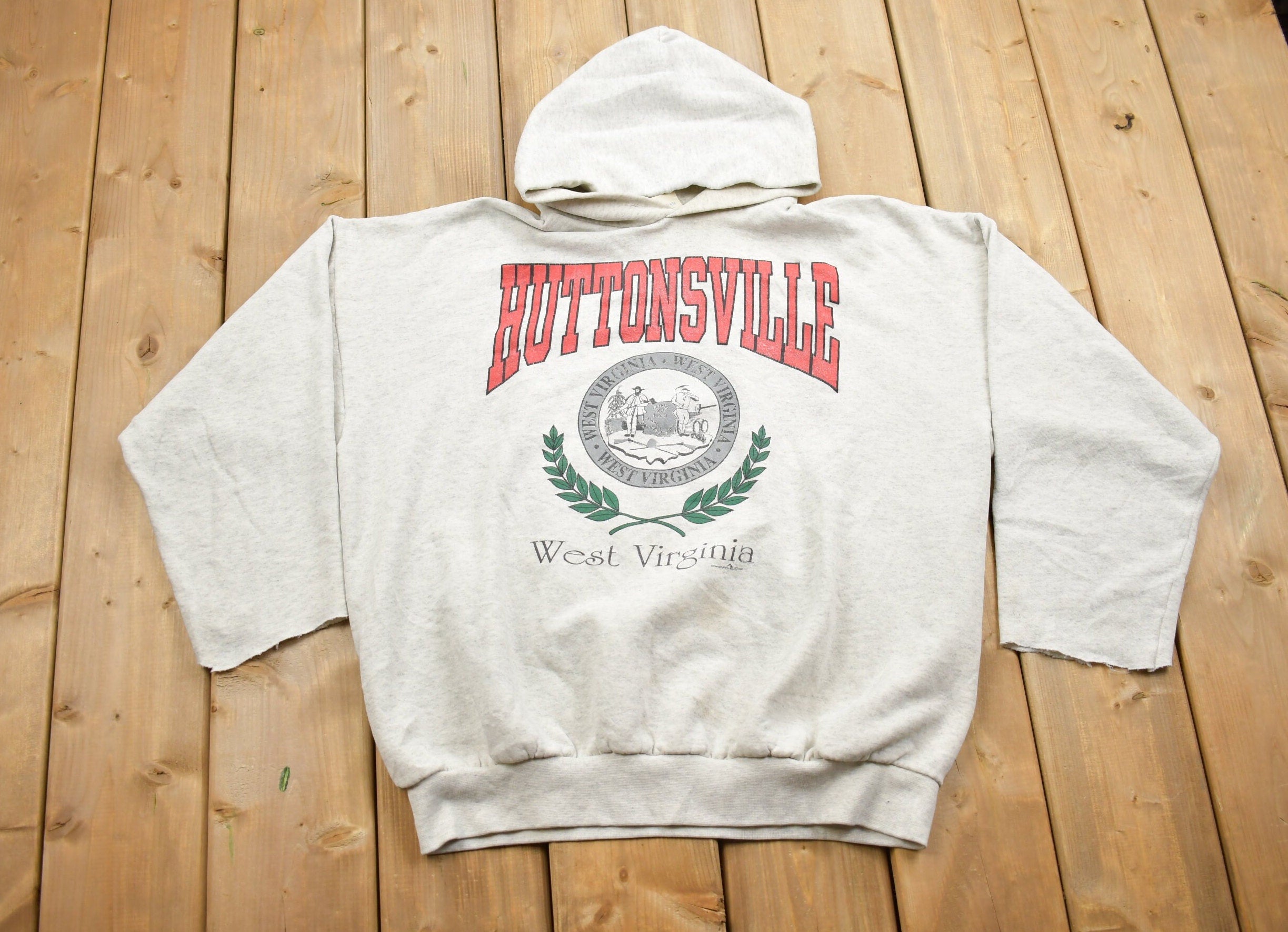 Vintage 1990s Huttonsville West Virginia Hoodie