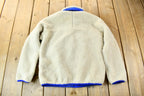 Vintage Y2K Patagonia Oatmeal Deep Pile Fleece Youth Sized Sweater / 90s Patagonia / Streetwear / Athleisure / Hiking / Size L (12)