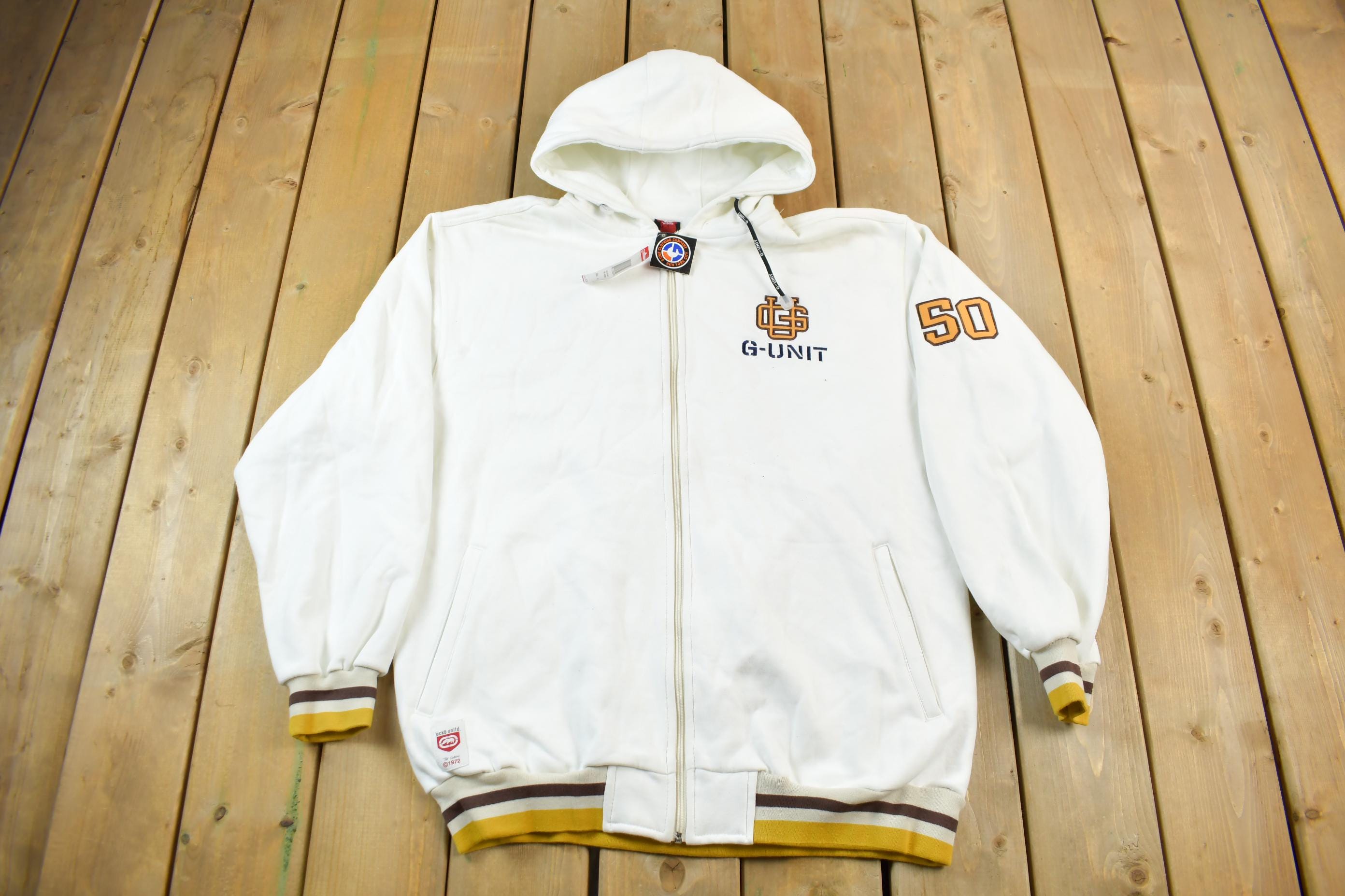 Vintage Deadstock Y2K G-Unit Ecko Embroidered Zip Up Hoodie Size XXL