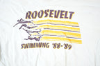 Vintage 1980s Roosevelt Swimming 88 - 89 Souvenir T-Shirt Mens M