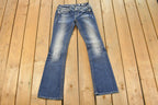 Vintage Deadstock Y2K Miss Me Bedazzled Low Rise Jeans Women's Size 26x31