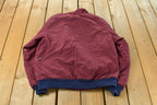 Vintage 1980s Eddie Bauer Fleece Lined Jacket Men's Medium