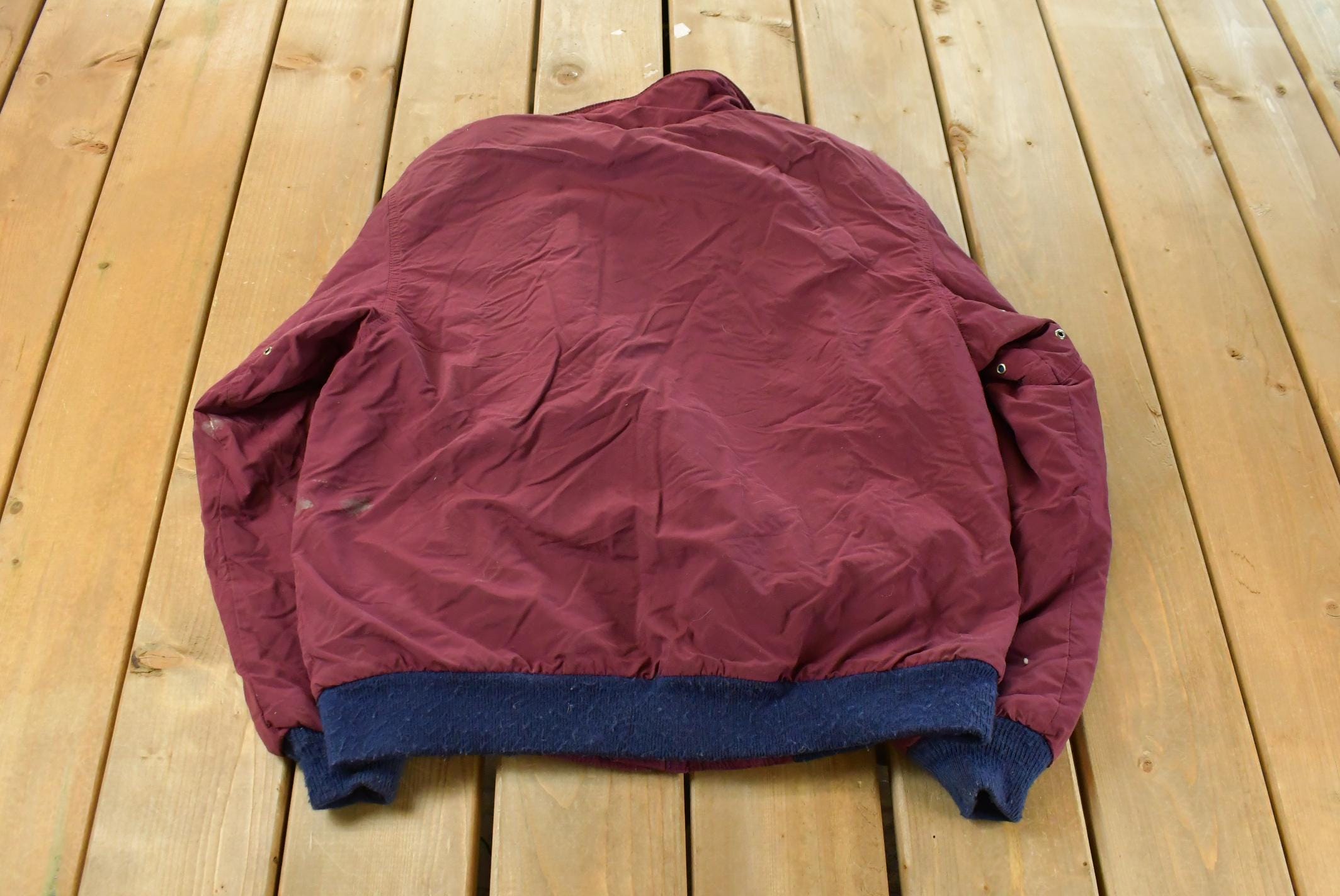 Vintage 1980s Eddie Bauer Fleece Lined Jacket Men's Medium