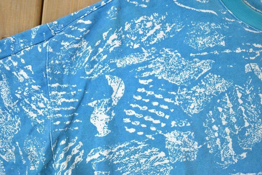 Vintage 1990s Generra Abstract Print Crewneck Sweatshirt