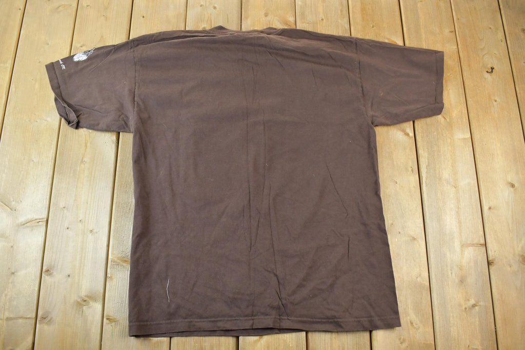 Vintage 1990s Buffalo Ranch Aztec Graphic T-Shirt