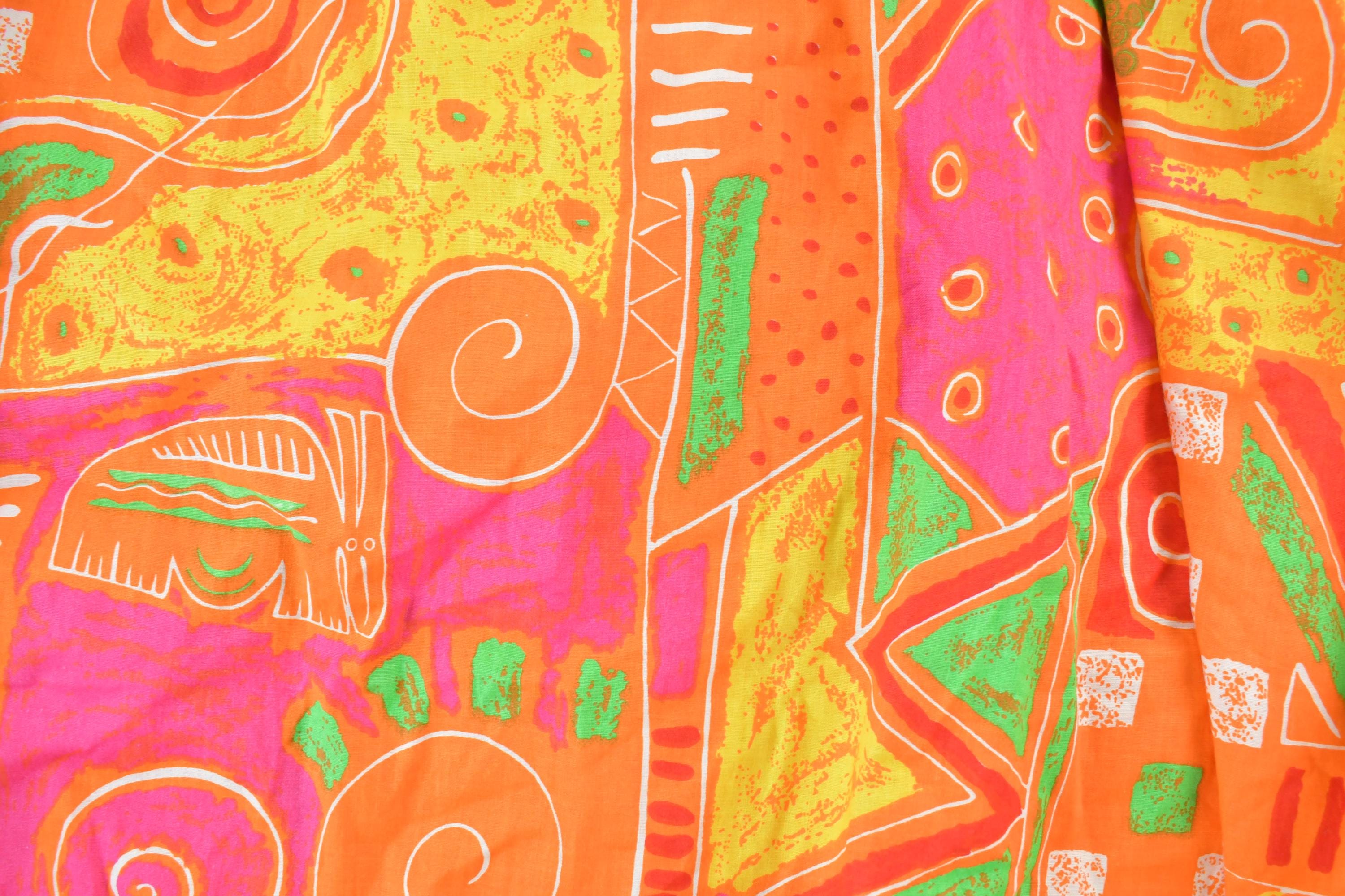 Vintage 1990s Floral Full Length Pleated Skirt Size L