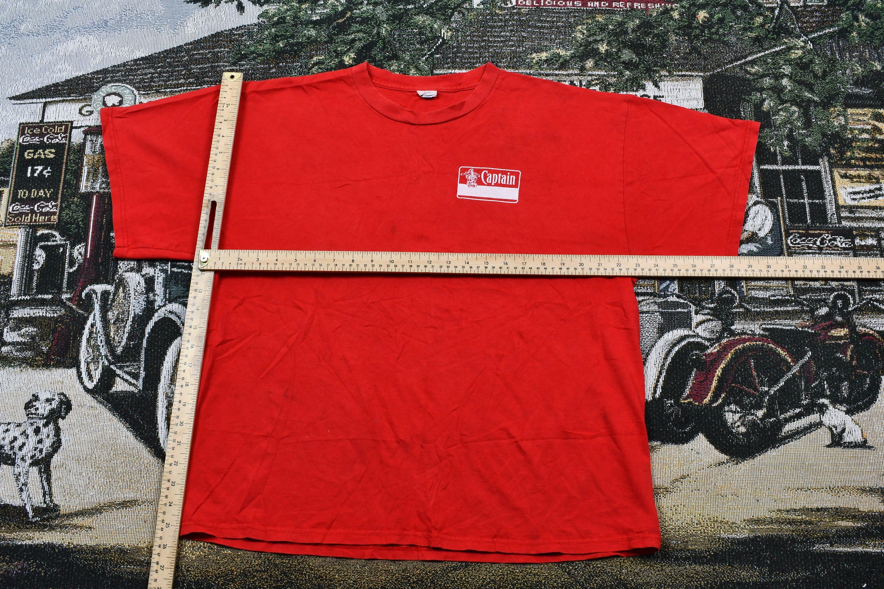 Vintage 1990s Captain Morgan Drinking T-Shirt