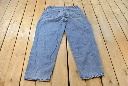 Vintage 1990s Levi Silver Tab Baggy Fit Denim Blue Jeans Men's 37 x 33.5