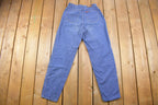 Vintage 1990's Lee Pinstripe Blue Denim Size 26 x 29