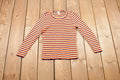 Vintage 1980s Cute Women's Striped Top Crewneck Sweatshirt