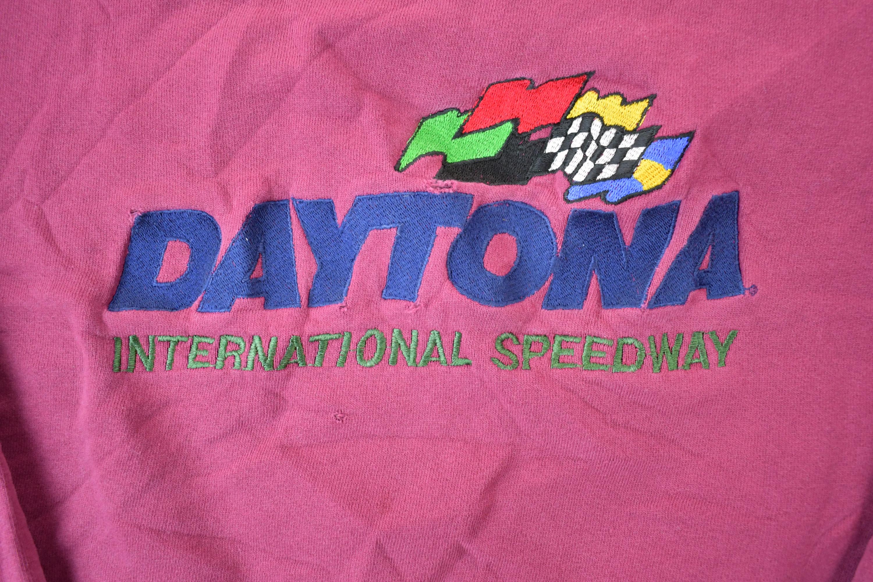 Vintage 1990s Daytona 500 Speedway Racing Crewneck Sweatshirt