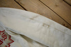 Vintage 1977 A&S Raiders Leather Varsity Jacket Made In Canada Size 44