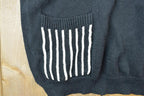 Vintage 1990s Knit Abstract Pattern Turtleneck Sweater