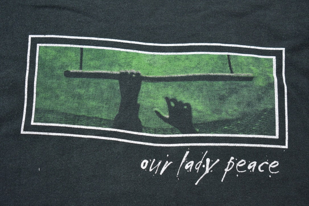 Vintage 1990s Our Lady Peace Clumsy Band Graphic T-Shirt / Streetwear Retro Style / Single Stitch / Made In USA / 90s Graphic Tee