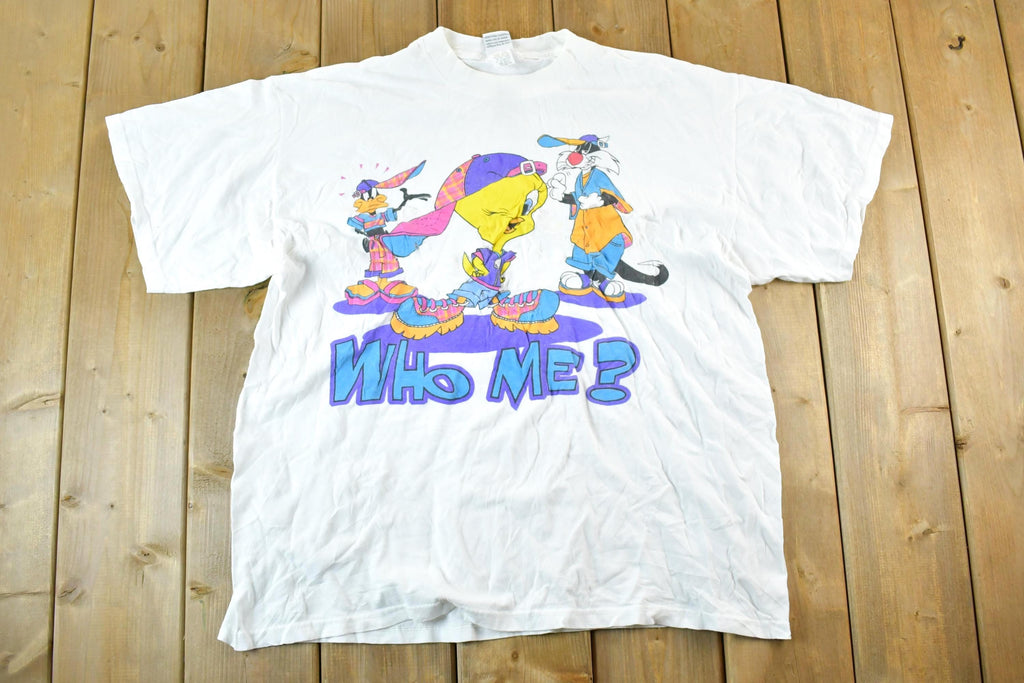 Vintage 90s Tweety Bird T-Shirt - Looney Tunes Warner Bros - Mens L