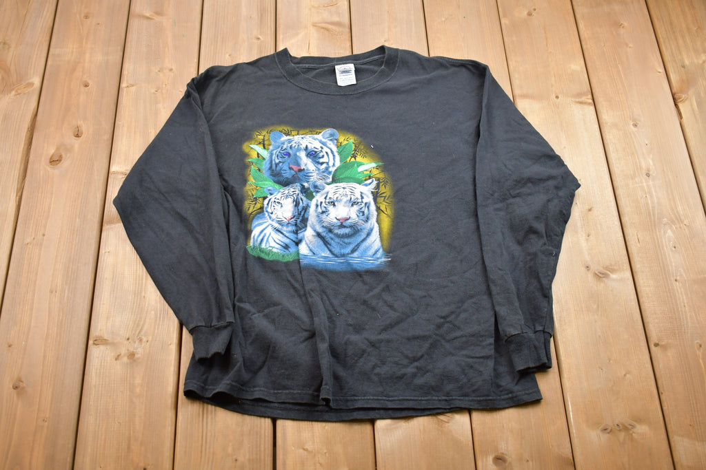 1990s Tiger Graphic Long Sleeve